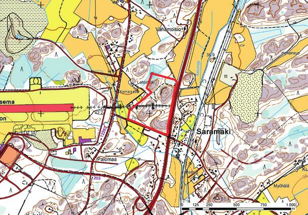 3.3.4 Vaihtoehto 3, Vaiste Vaihtoehdossa 3 kierrätysterminaali sijoittuu Vaisten alueelle.