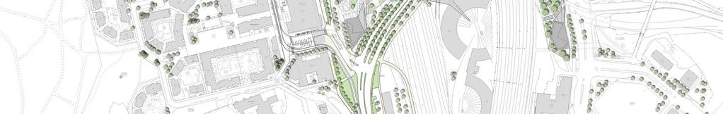 tasoilla Keskusaukio jalankulkureittien risteyskohtaan Metrovaraus 8 Asema-aukio 10 Kehitetään