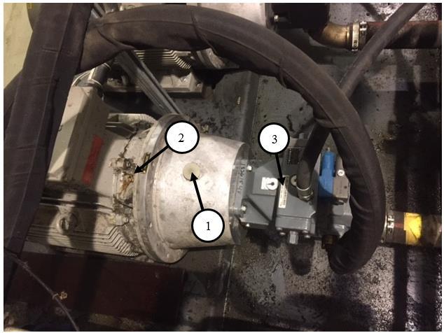 44 KUVA 20. Hydrauliikkapumpun ennakkohuoltokohteet 7.