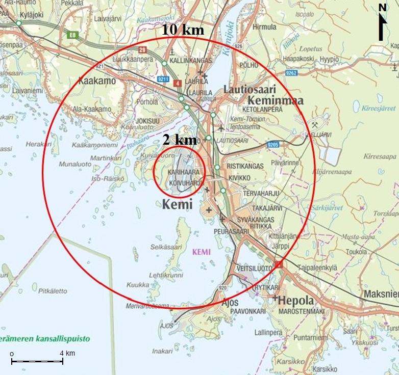 YVA-ohjelma 3.12.2009 sia, laitosalueelle ja sen välittömään läheisyyteen rajoittuvia. Vaikutusalueet täsmentyvät selostusvaiheessa.