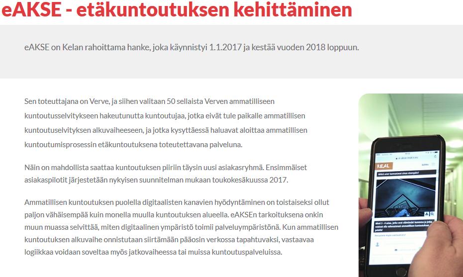 13 Mitä etäkuntoutusmalleja kokeillaan?