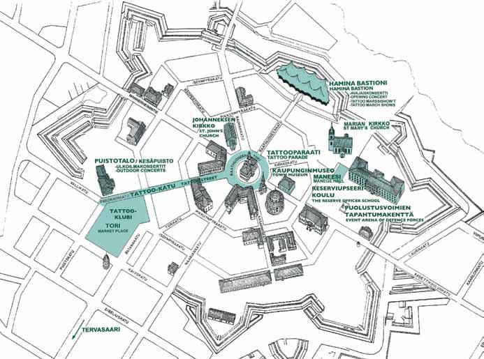 Ensimmäinen Mini Tattoo järjestettiin Helsingissä vuonna 1990, jolloin Helsingin kaupunki vietti 440-vuotissyntymäpäiväänsä.