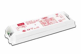 DALI-säädettävä LED-liitäntälaite LC1x30-E-DA 1x30 W Saatavilla myös versio lakatulla piirilevyllä, joka antaa lisäsuojaa kosteutta vastaan ja toimii alhaisemmissa lämpötiloissa DALI tai