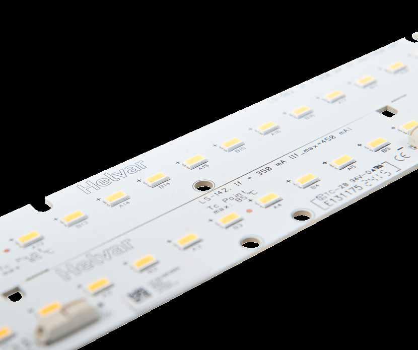 LED-MODUULIT LS LED-Moduulit Helvarin uudet korkealaatuiset lineaariset LS-sarjan moduulit mahdollistavat