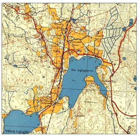 1900-LUKU 1900-luvun peruskartat antavat kattavan kuvan kylän kehityksestä 1950-luvlta aina nykypäivään asti. Vertailukarttoina tässä on käytetty vuosien 1957, 1979, 1988 ja 2017 peruskarttoja.