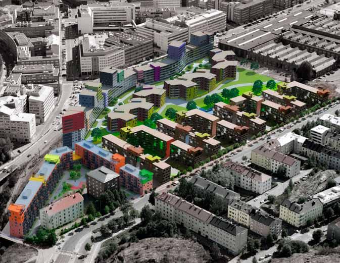 3 Asunto Oy Helsingin Bristollari Taiteilijan näkemys onepajan YIT odeista.