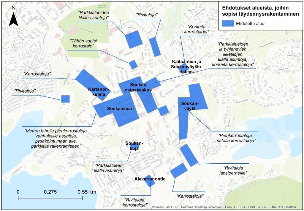 KARTTAPALAUTEKYSELYN TULOKSET ESILLÄ Esillä on otteita karttakyselyn tuloksista Tutustu tuloksiin ja koostekarttoihin ja kommentoi halutessasi Jätä halutessasi punainen tarra kommentille,