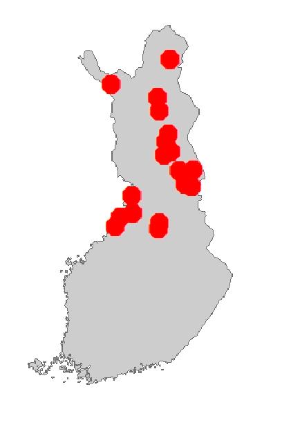 Merikotka, Pohjois-Suomi Kannan koko ja levinneisyys Pohjois-Suomessa tunnetaan lokakuun lopussa 2017 kaikkiaan 137 sellaista merikotkareviiriä, joilla on 1970-luvun alun jälkeen ollut merkkejä