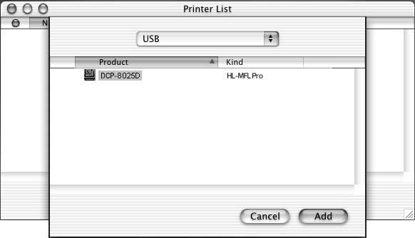 Laitteen valmistelu B Napsauta Add Printer... (lisää tulostin) C Valitse USB.