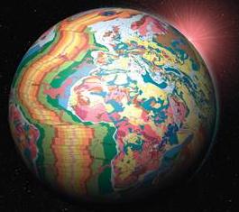 Tämä kuva on kaikille tuttu: satelliittikuva Maapallosta, fokuksena Afrikka.