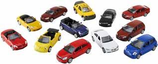 84-1247 RC-auto micro 1:43 Useita radio-ohjattuja