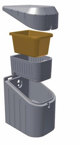 Vapaa-ajan asunnon käymäläjärjestelmä toimii samalla lailla huolimatta siitä mitä vedenottojärjestelmää käytetään. Jätteenkeräys JETS UMPISÄILIÖÖN on ratkaisu, jossa käymäläjäte kerätään umpisäiliöön.