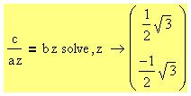 Aalto-yliopisto Mathcad-opas 21/39 2. Klikkaa lauseketta ja valitse Symbolic Þ factor : a := 2 b := 3 c := 1 ax 2 + bx + c ax 2 + bx + c factor Vaihda muuttujan b arvoksi -3: Yhtälön ratkaiseminen 1.