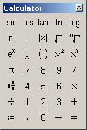 Aalto-yliopisto Mathcad-opas 4/39 Calculator-paletin käyttö Calculator-työkalupalettia käytetään pääsääntöisesti työskentelyikkunassa.