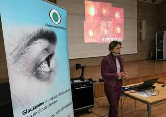 5 Tulevia tapahtumia Jäsenvierailu Tays:n Silmäkeskukseen (os. Biokatu 14, Tampere) tiistaina 23.1.2018 klo 14 pirkanmaalaisille jäsenille. Mukaan mahtuu 20 ensiksi ilmoittautunutta.