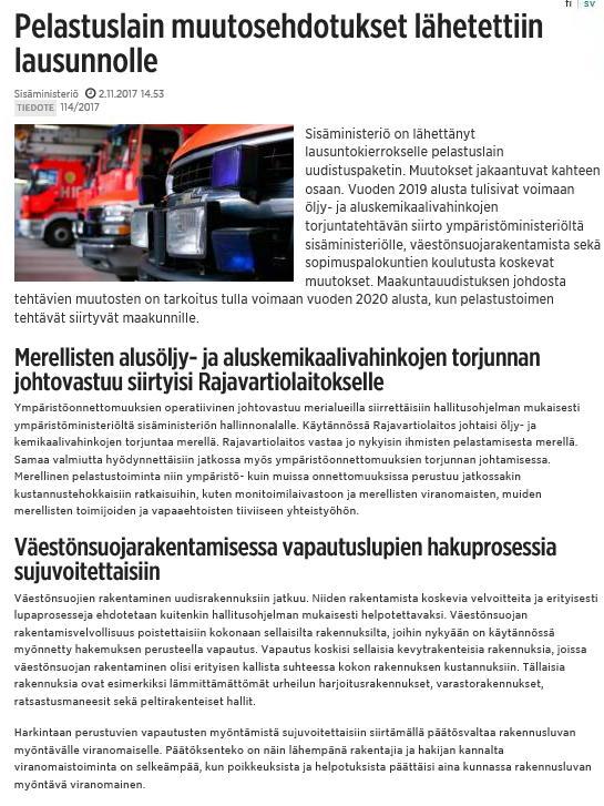 Pelastuslain uudistaminen www.intermin.