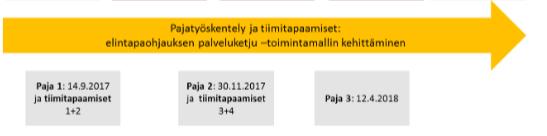 mukaan tammikuussa Koulutussyklin eteneminen