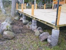 Tyhjensin uuden mökin altaan vesilukon ja kaapit kylmää kärsivistä aineista, piparit ja kuivamuonan otin mukaan kotiin.