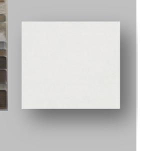 Easy White valkoinen matta 20x40 cm >