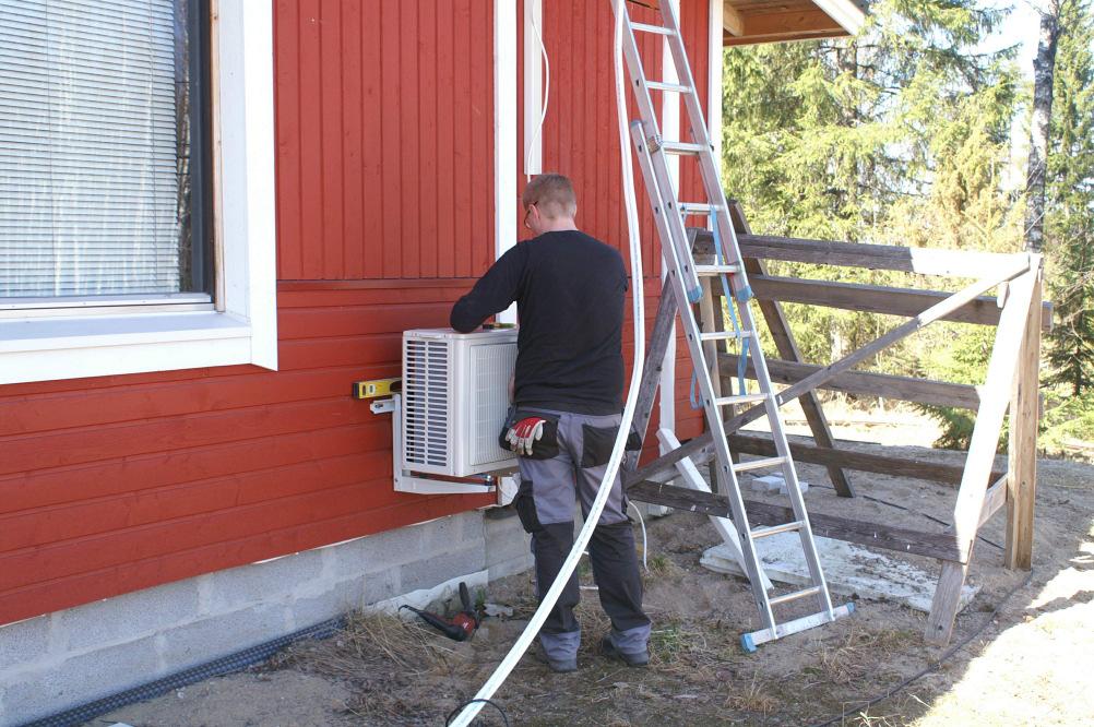 viimeisteltyyn isoon tilaan. Tällä hankinnalla saatiin lämmityskuluihin säästöä.