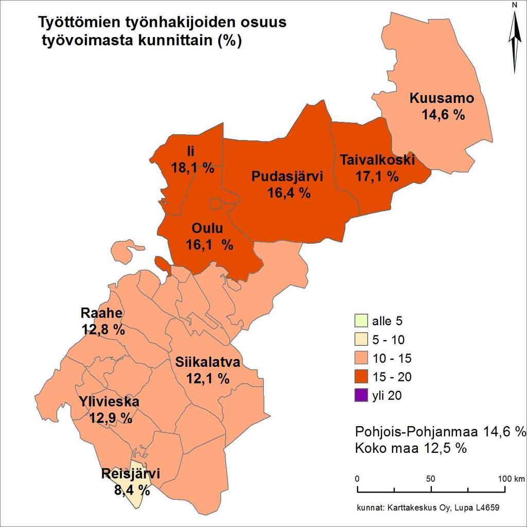 NÄKYMIÄ MARRASKUU 2014 POHJOIS-POHJANMAAN ELY-KESKUS Työllisyyskatsaus 11/2014 Julkaisuvapaa 23.12.2014 klo 9.