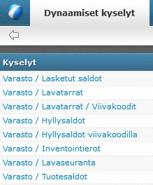 Korjattu valintaruutujen näkyminen päätelaite 1:llä (HD 723417) Korjattu keräilyn suunnittelun Alkuteksti sekä Lopputeksti termit Korjattu työnumero-oton hyllypaikan puuttuminen L7:n tapahtumalta (HD