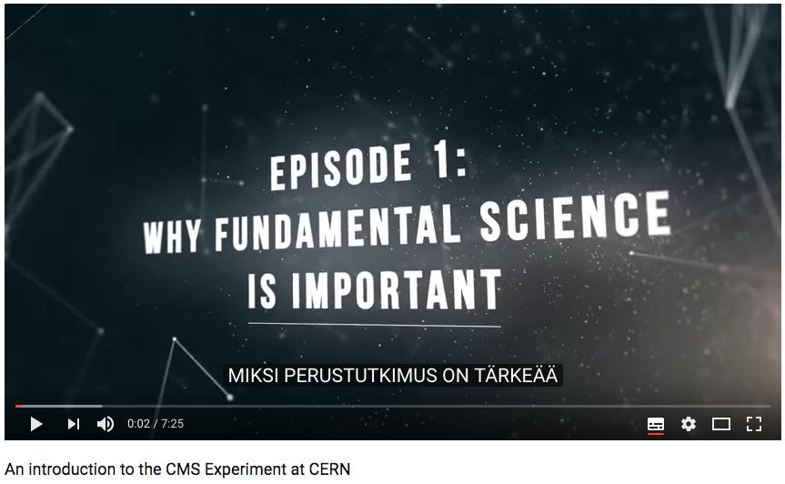 CERN LHC CMS HIP! LHC on maailman suurin hiukkaskiihdytin CERNissä Sveitsin ja Ranskan rajalla!