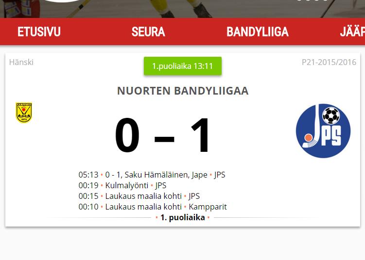 LiveScore (Jatkuu) Ottelua