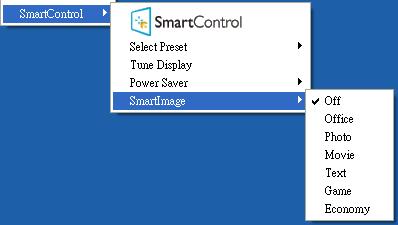 3. Kuvan optimointi Context Sensitive menu (Tilannekohtainen valikko) Context Sensitive menu (Tilannekohtainen -valikko) on asetettu oletusasetuksena.