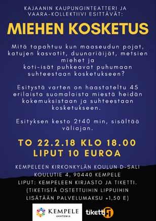 TEKNISET PALVELUT Kirkonseutu uudistuu! Osallistu Kempele Akatemian slogankisaan!ä Kempele Akatemia on vapaa-ajan palvelujen runsaudensarvi Kempeleessä.