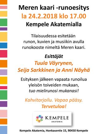 hyvinvoinnin ja virkistyksen lähteenä. Onko sinulla mielessäsi voittajaehdotus Akatemian uudeksi sloganiksi? Kerro se meille!