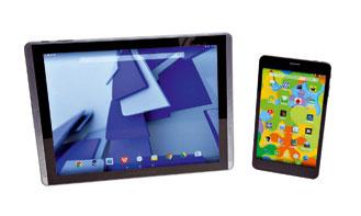 ANDROID-TABLETIT 18 erilaista Android-tablettia VOITTAJA VALMISTAJA ALCATEL BLUEBIIT CUBE I6 HP HP HUAWEI HUAWEI LENOVO Malli One Touch Hero 8 Slimpopper+ i6 Pro Slate 8 Pro Slate 12 Nexus 9 MediaPad