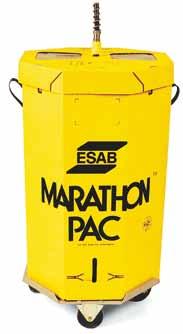 Marathon Pac lankaa loputtomasti Monet ESABin asiakkaat ovat parantaneet Marathon Pac :in avulla tuotantonsa tehokkuutta ja laatua, mm. 95 % kelanvaihto- ja muista seisokeista jää pois.