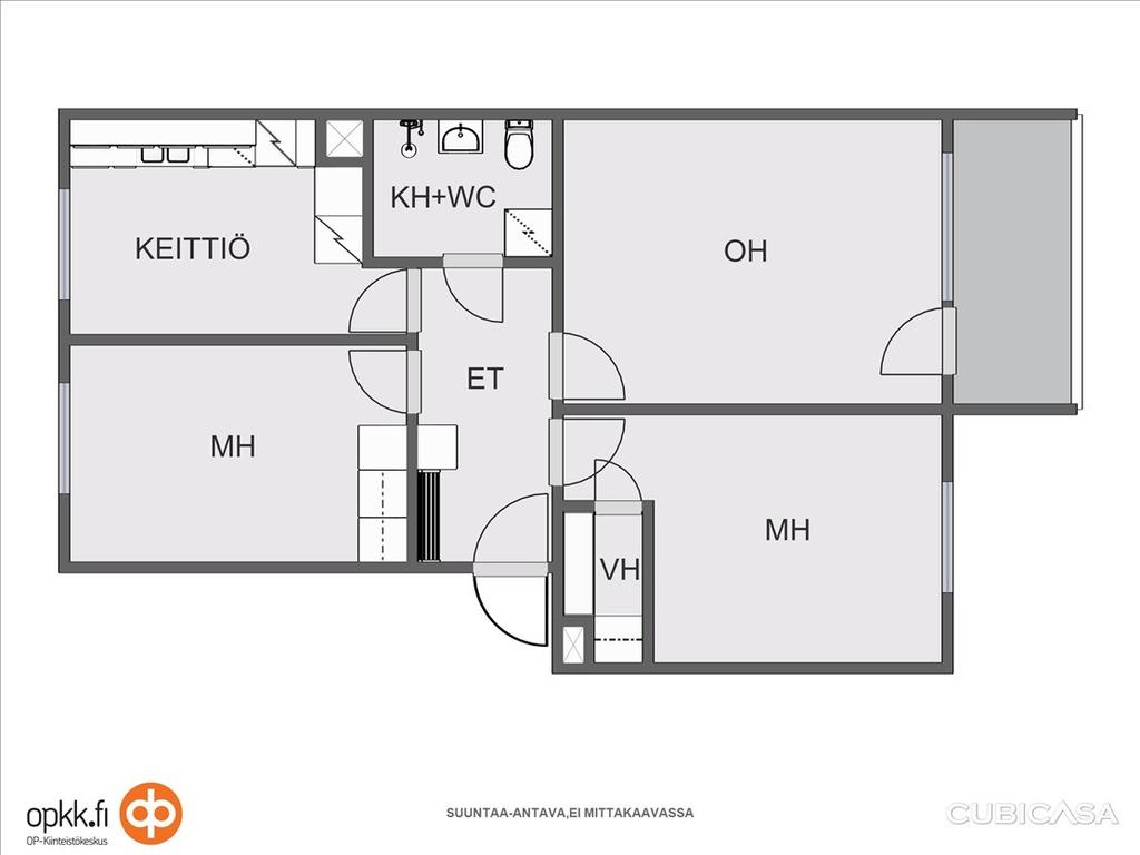 Muut tiedot taloyhtiön kunnosta: Tontin pinta-ala: 2 838 m² Tontin omistus: Oma Asuin- ja liikehuoneistot yht.