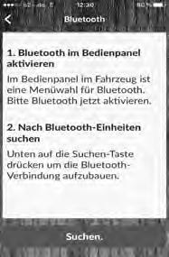 Hae Bluetooth-yksikköjä Näpäytä alla olevaa Haku-painiketta Bluetooth-yhteyden luomiseksi. Haku 12 Poista liitäntä.