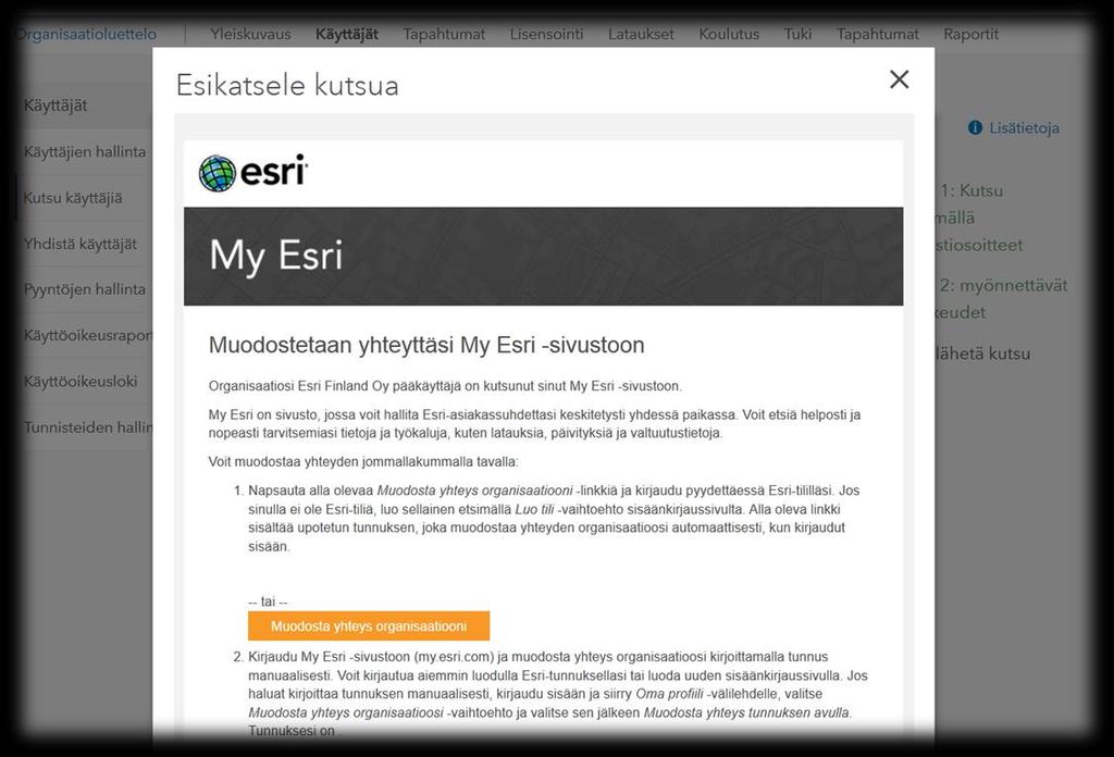 5 (8) 6. Tarvittaessa jätä oma viesti sähköpostikutsuun tai tee muistiinpanoja lokitietoihin. 7. Esikatsele kutsua niin halutessasi. 8. Näpäytä Lähetä kutsu / Send Invitation.