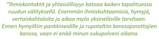 5.4. Kuntien sähköisten palveluiden kehittäminen Kuntalaiskyselyssä vastaajia pyydettiin kertomaan mahdollisista asioista, jotka kunnissa ovat esteenä sähköisten palveluiden käyttämiselle ja