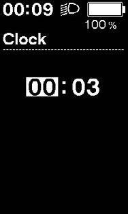 Clock (kello) Kellon asetusten määritys. 1. Aseta tuntiasetus painamalla painiketta -X tai -Y. < SW-E6000 > Kasvata arvoa painamalla -X.
