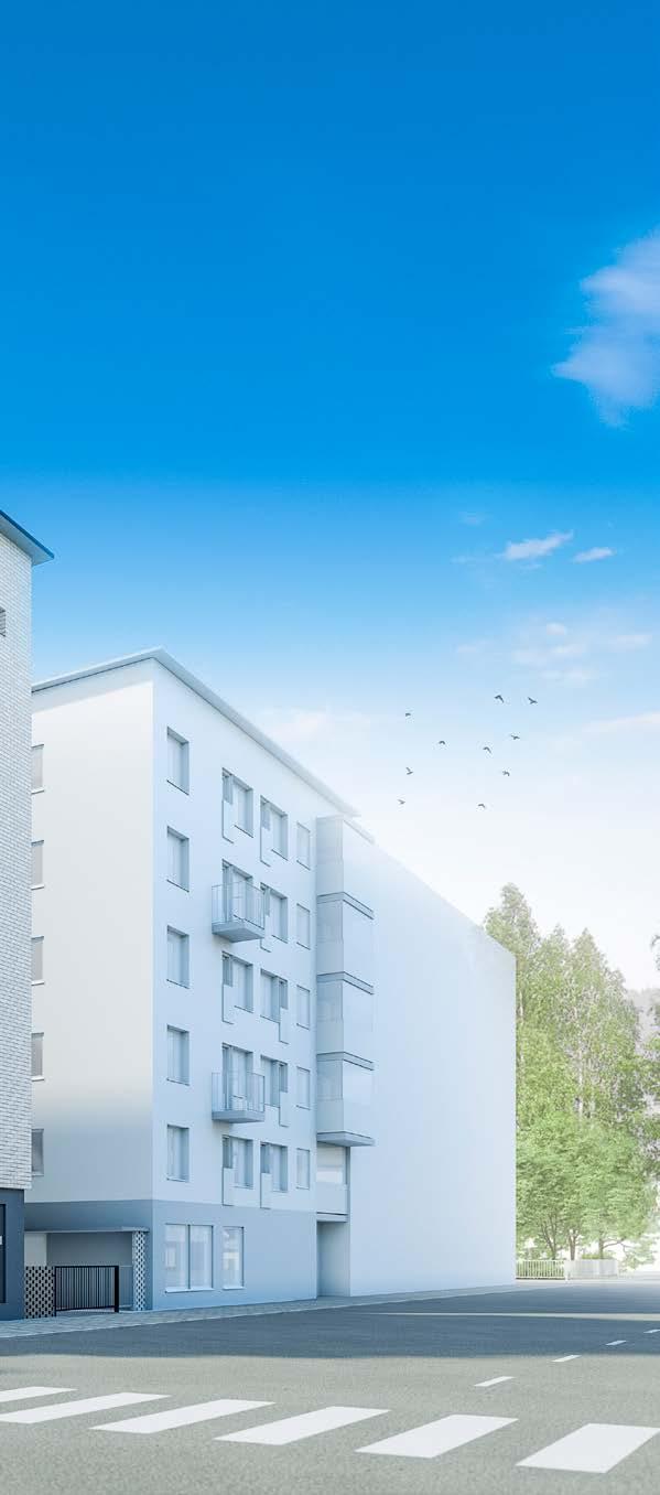 AUNTOYHTIÖ ikokatu 27b 80100 Joensuu Yhtiössä on yksi yksiportainen 6-kerroksinen kerrostalo. AEMAAAVA Alueella on lainvoimainen asemakaava.