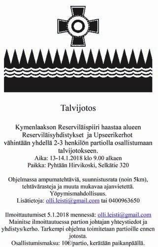 Läsnä olivat mm. kerhojen perustajajäsenistä Eero Iivari (Pyhtään RU-kerho) ja Marja-Leena Iivari (Pyhtään Reservin Upseerien Naiset, nyk. Pyhtään Maanpuolustusnaiset).