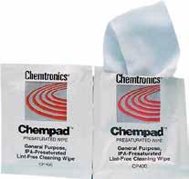 CP400 7220218 Chempad Presaturated Wipe - kyllästetty puhdistuspyyhe 50 yksikköpakattua pyyhettä (10,2x7,6cm) Yleiskäyttöön