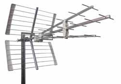 VAHVISTIMET ANTENNIT RASIAT JA JAOT Pientalon antenniasennus esimerkki - Kolme antennia, FM-, VHF- ja UHF-antenni - Suodin tai vahvistin - Viisi antennirasiaa, joista yksi ketjutettava EB677LTE