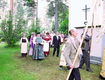 seurakunnassamme elokuun 6 päivänä.