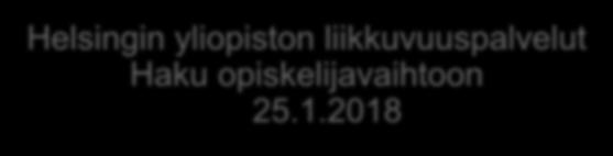 liikkuvuuspalvelut