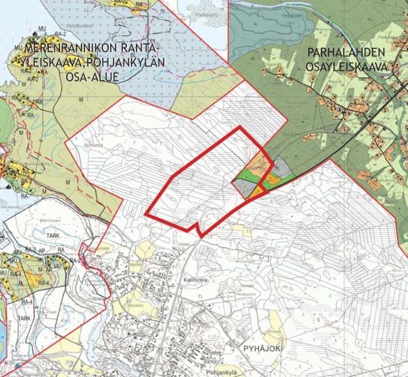 6/21 3.6 Ollinmäen teollisuusalueen osayleiskaava 2025 Ollinmäen teollisuusalueen osayleiskaava-alueen pinta-ala on 92,3 ha.
