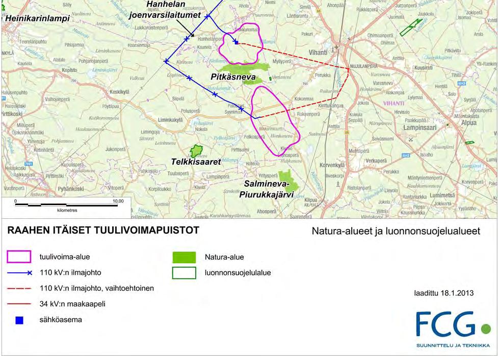Tässä Natura-arvioinnissa käsitellään tuulivoimahankkeiden vaikutuksia Siikajoen lintuvedet ja suot, Olkijokisuu Pattijoen pohjoishaaran, Lähdenevan ja