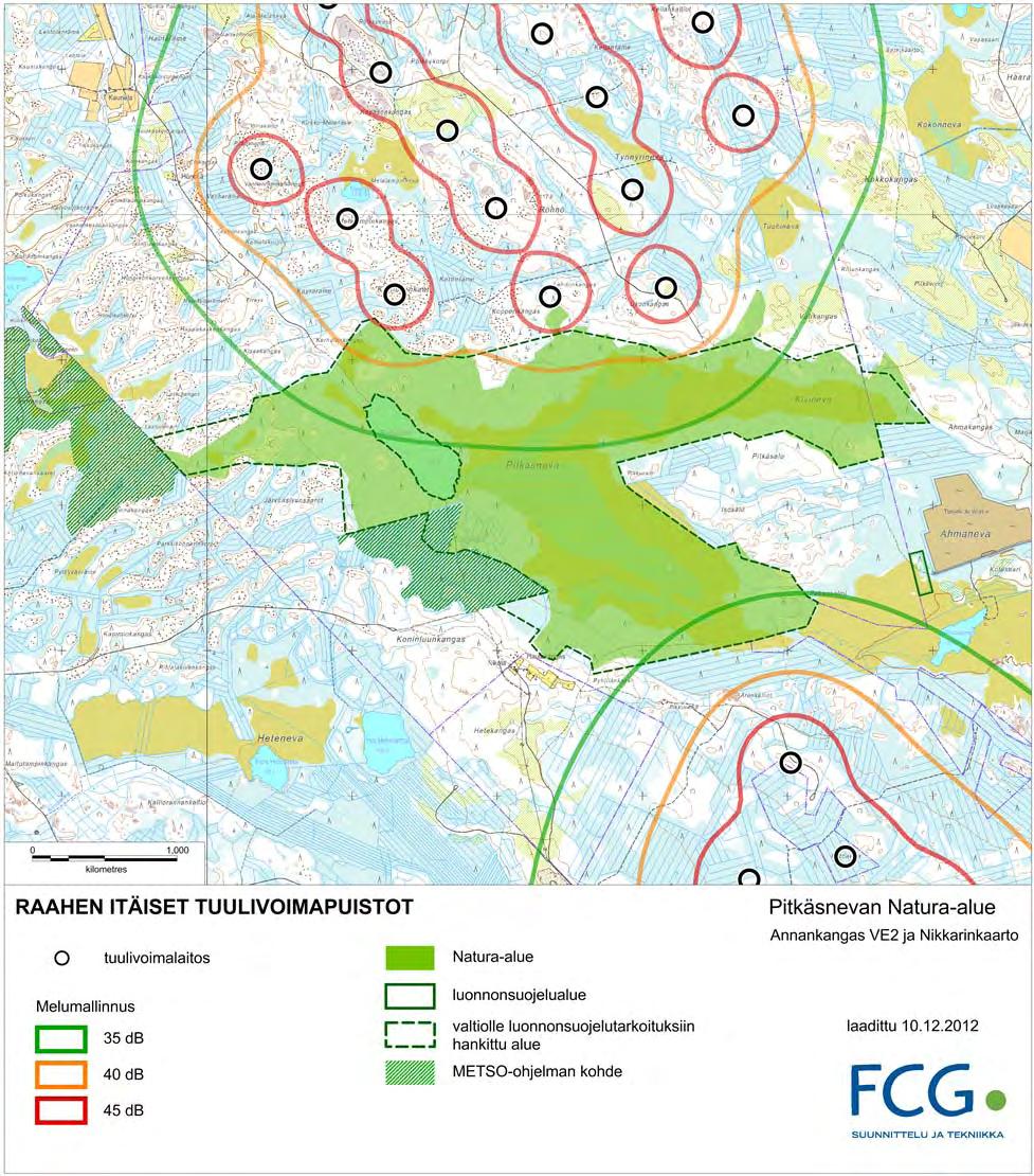80 (88) Raahen itäiset tuulivoimapuistot FCG SUUNNITTELU JA TEKNIIKKA OY Kuva 32.