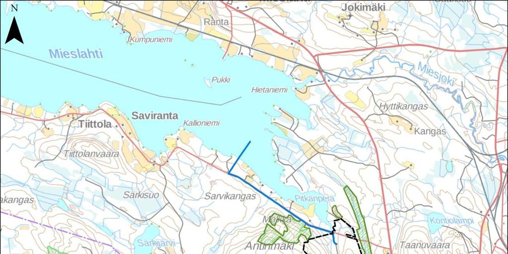 101002915-001 1 1 JOHDANTO Mondo Minerals.V. ranch Finland sunnittelee kaivosta Paltamon kunnassa sijaitsevaan Mieslahden kylään.