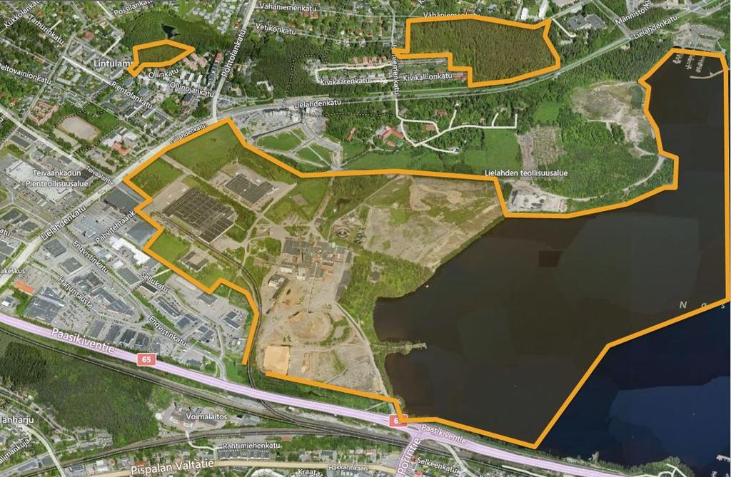 Metsä Boardilta ostetut alueet Lielahden kartano Ympäristöhaasteita Näsijärvi on juomavettä ja Hyhkyn pohjaveden muodostumisalue