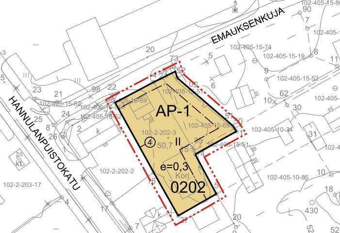 Asemakaavan muutoksella ajanmukaistettiin kaavamääräyksiä, nostettiin suurin sallittu kerroslukumäärä kolmesta neljään ja rakennusoikeus nousi 3 079 k-m²:stä 5 474 k-m²:iin, josta Osuuspankin talo